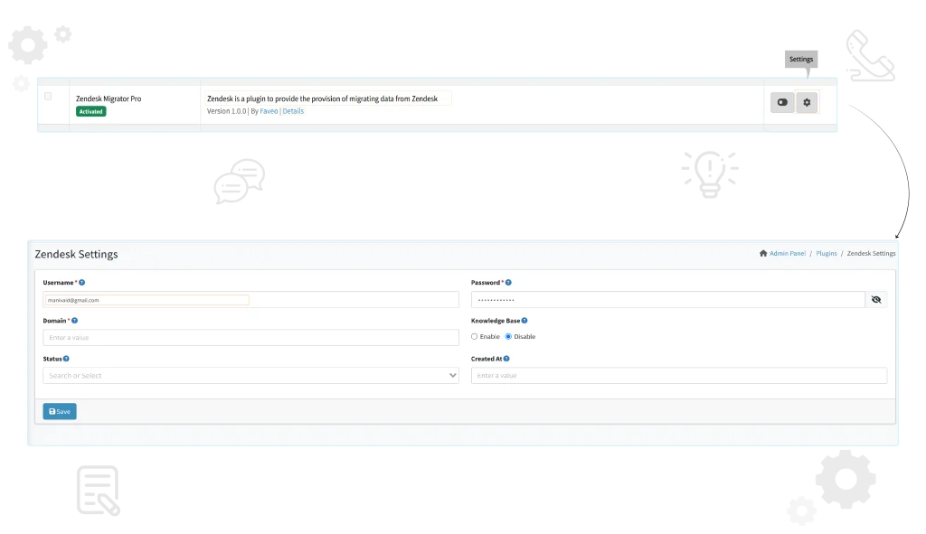 Migrate Data Seamlessly with the Zendesk Plugin in Faveo_section - 2 Migrate Data Seamlessly with the Zendesk Plugin in Faveo_section - 2