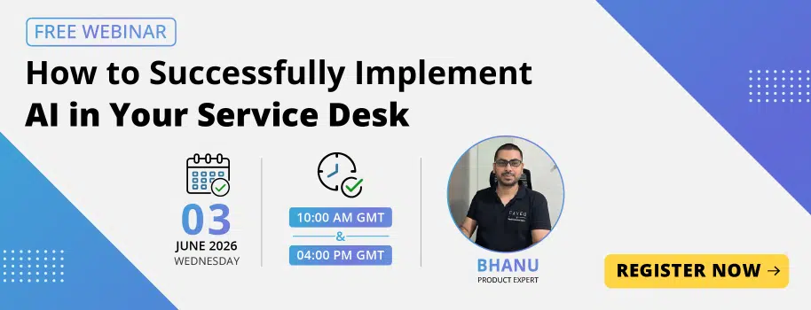 Upcoming Webinar - How to Successfully Implement AI in Your Service Desk